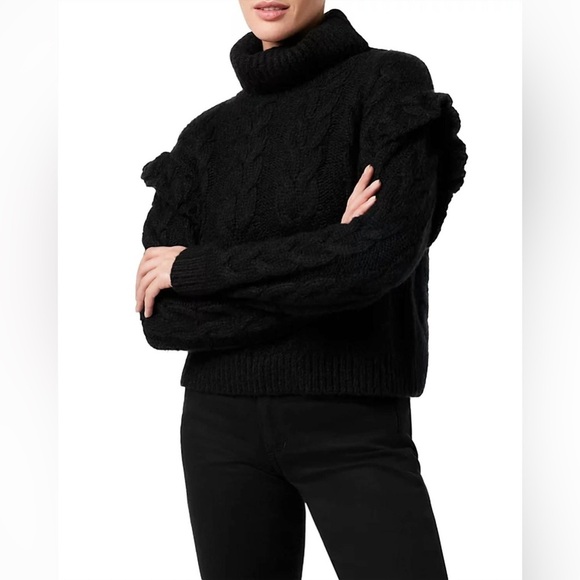 Joe's Jeans Sweaters - Joe's Jeans Adeline Wool Blend Black Cowl Neck Sweater NEW